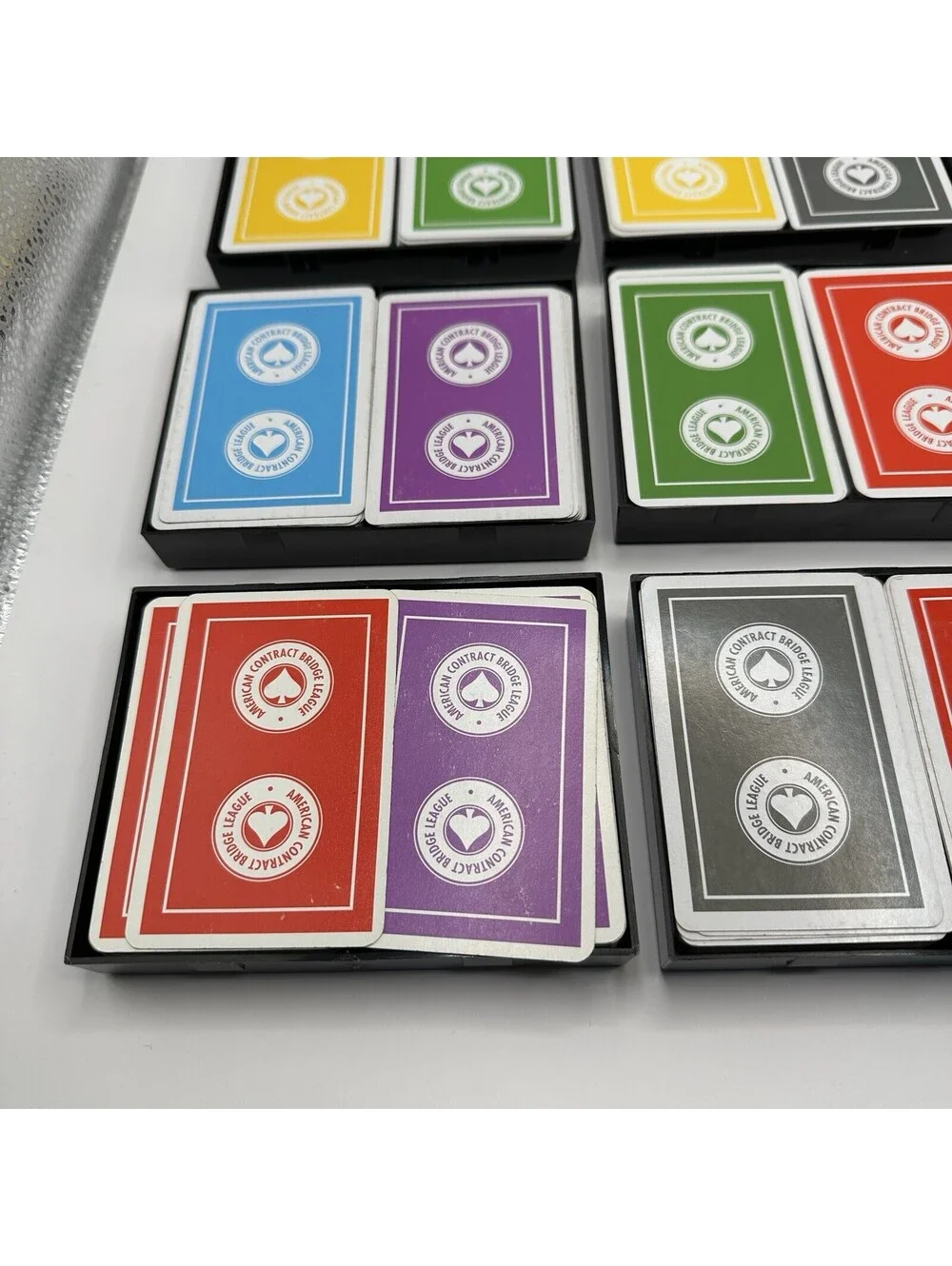 American Contract Bridge League 9 Complete 52 Playing Card Decks